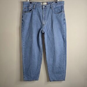 Levi's 560 Mens Light Wash Comfort Fit Straight Leg Jeans Size 40x30